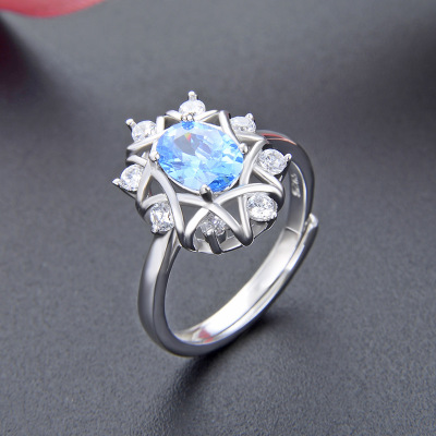 Tanzante Birthstone Free Ring Size Adjusters 925 Sliver Ring - Click Image to Close